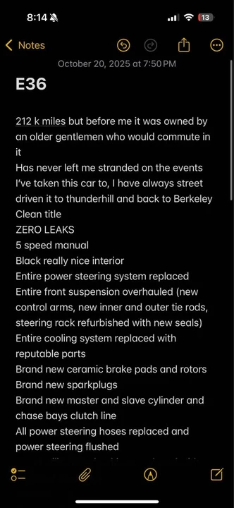 1996 BMW E36 3 Series - Image 18 of 20