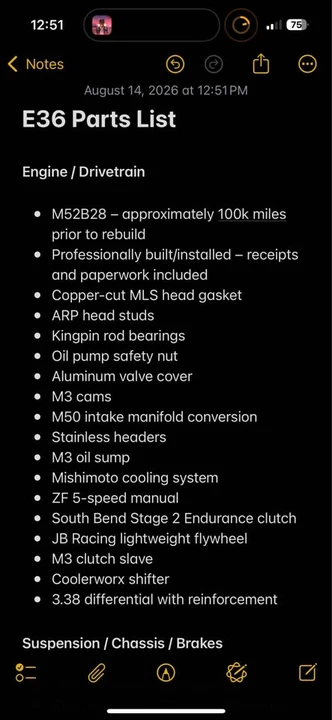 1996 BMW E36 3 Series - Image 3 of 9