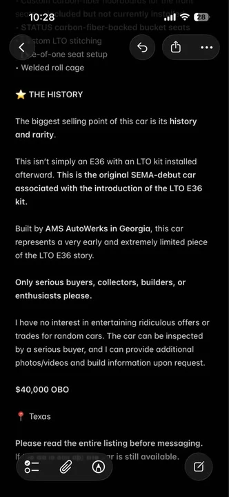 1996 BMW E36 3 Series - Image 11 of 11