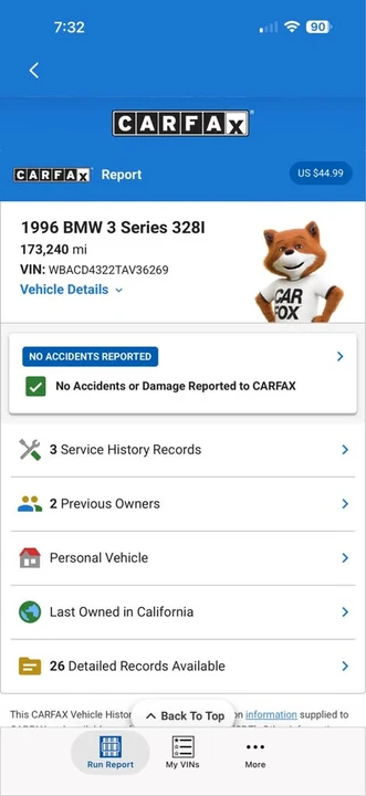 1996 BMW E36 3 Series - Image 20 of 20
