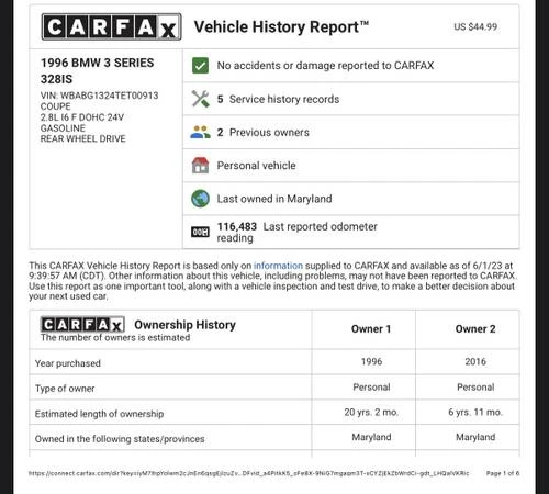 1996 BMW E36 3 Series - Image 14 of 14