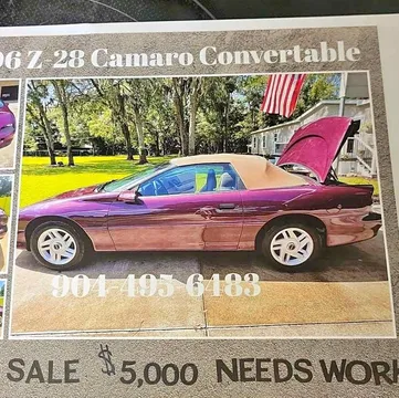 1996 Chevrolet Camaro Z28 Convertible