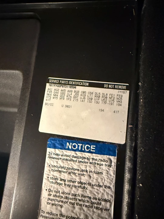 1996 Chevrolet Corvette C4 - Image 18 of 21