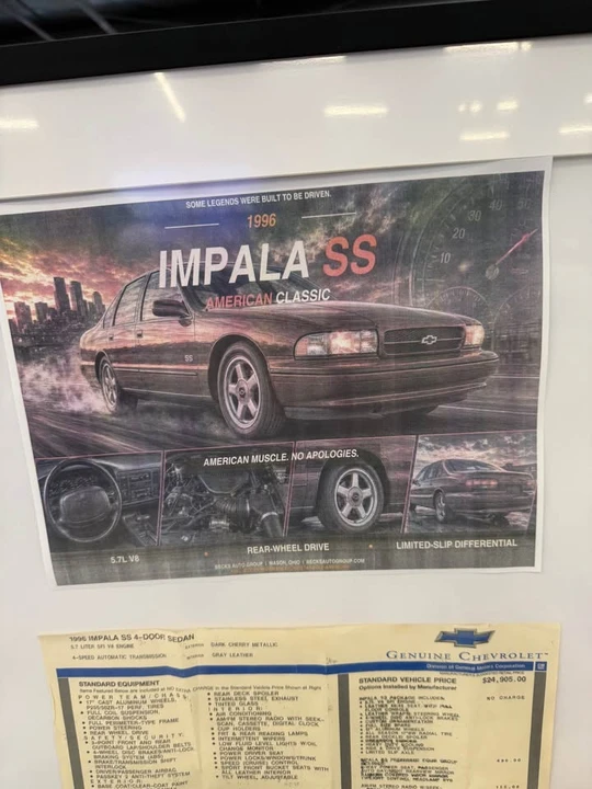 1996 Chevrolet Impala 7th Gen - Image 8 of 9