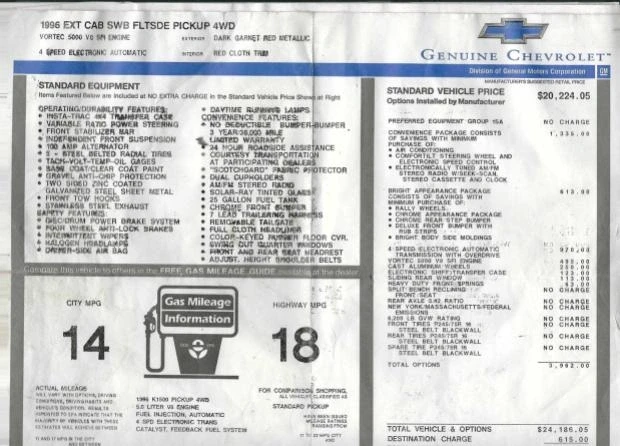 1996 Chevrolet C/K 4th Gen - Image 8 of 8