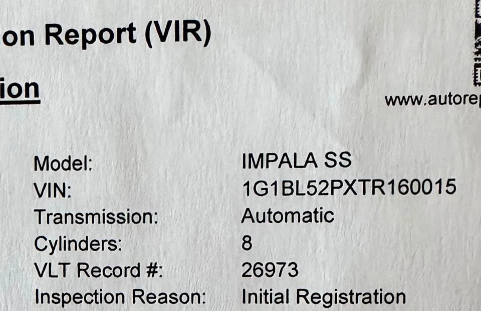 1996 Chevrolet Impala 7th Gen - Image 12 of 16