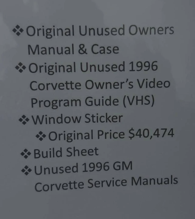 1996 Chevrolet Corvette C4 - Image 6 of 10