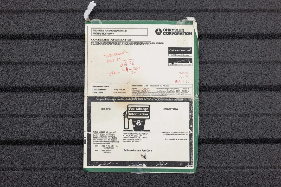 1996 Dodge Ram 2nd Gen - Image 14 of 16