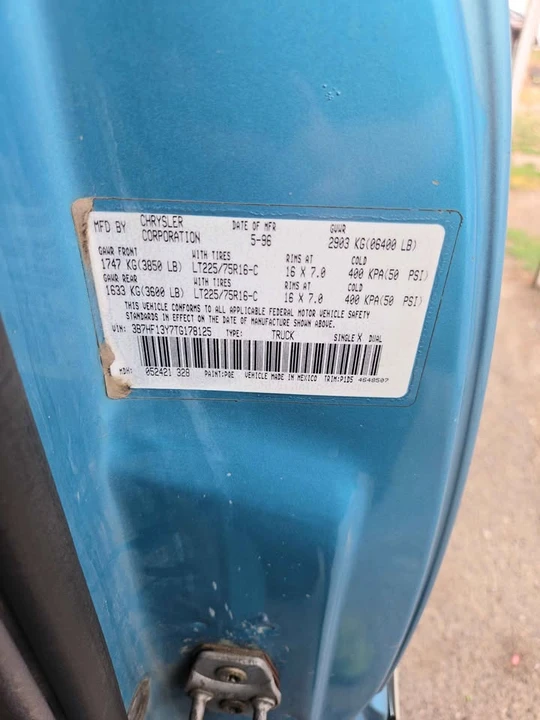 1996 Dodge Ram 2nd Gen - Image 6 of 7