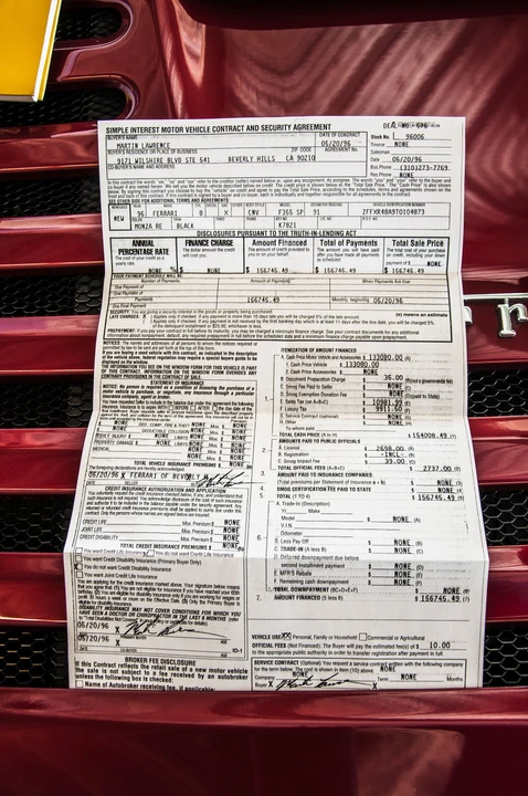 1996 Ferrari F355 Spider - Image 9 of 31
