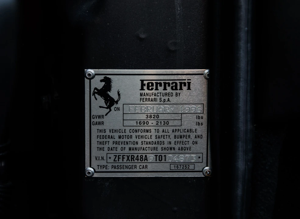 1996 Ferrari F355 Spider - Image 25 of 31