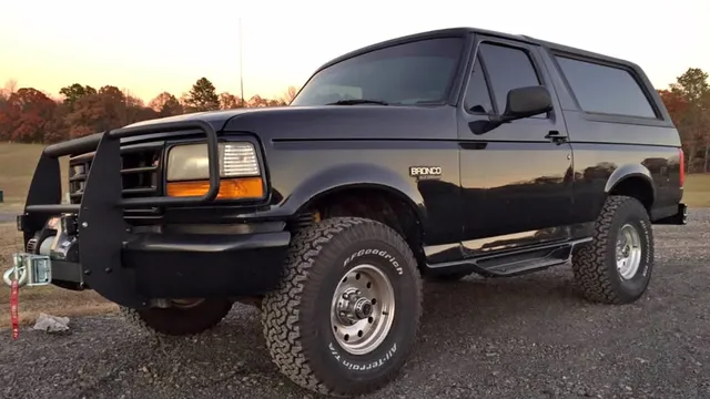 1996 Ford Bronco Sport Utility 2D