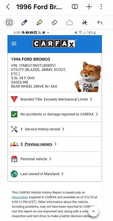 1996 Ford Bronco - Image 21 of 24