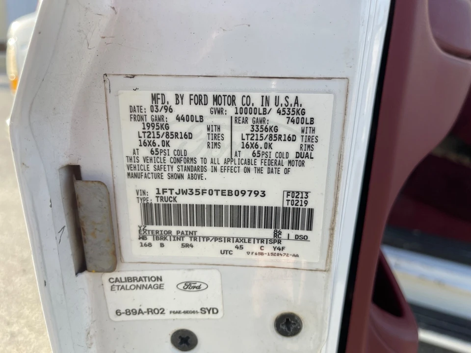 1996 Ford F-Series 8th Gen - Image 21 of 21