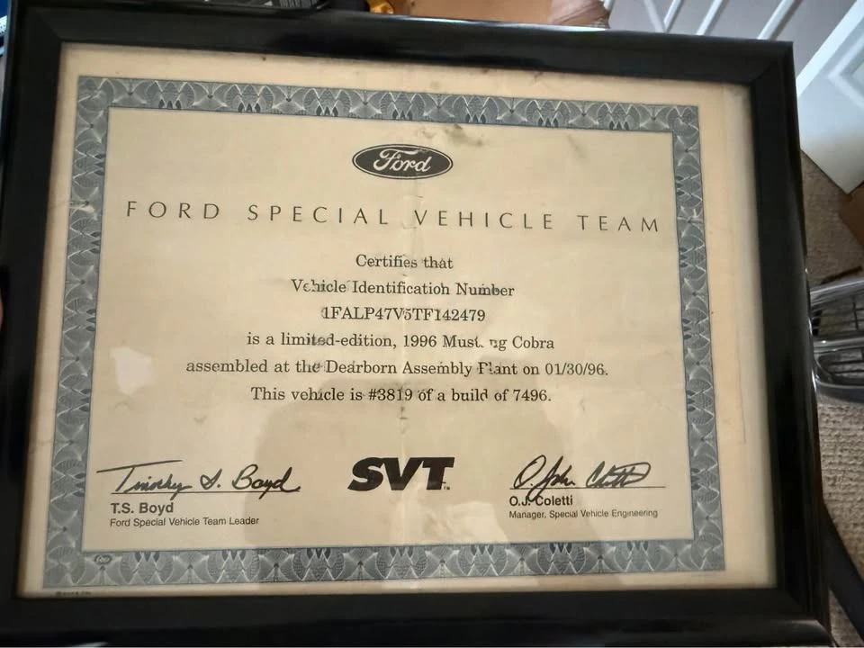 1996 Ford SN95 Mustang Cobra - Image 20 of 20