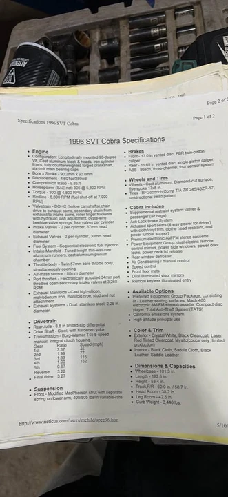 1996 Ford SN95 Mustang - Image 7 of 11