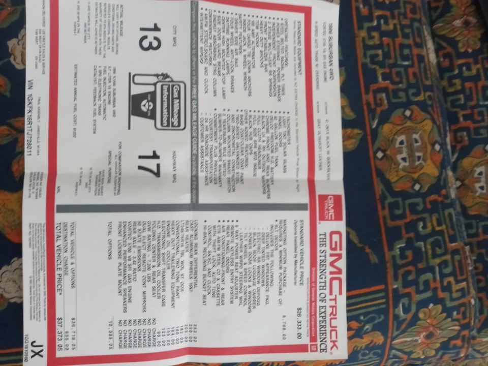 1996 GMC Suburban 7th Gen - Image 14 of 14