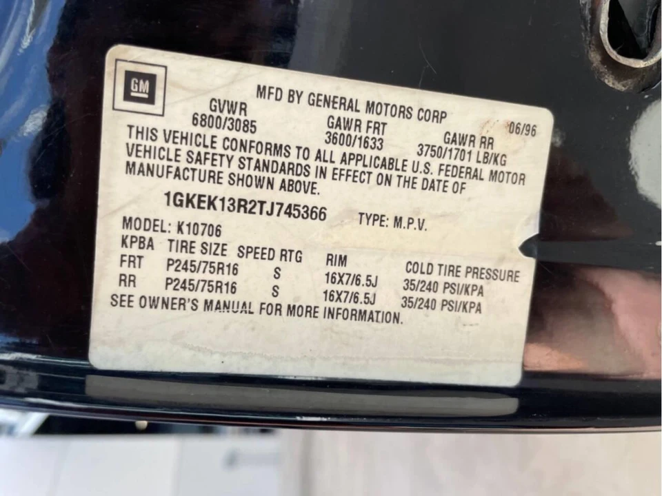 1996 GMC Yukon 1st Gen - Image 29 of 31