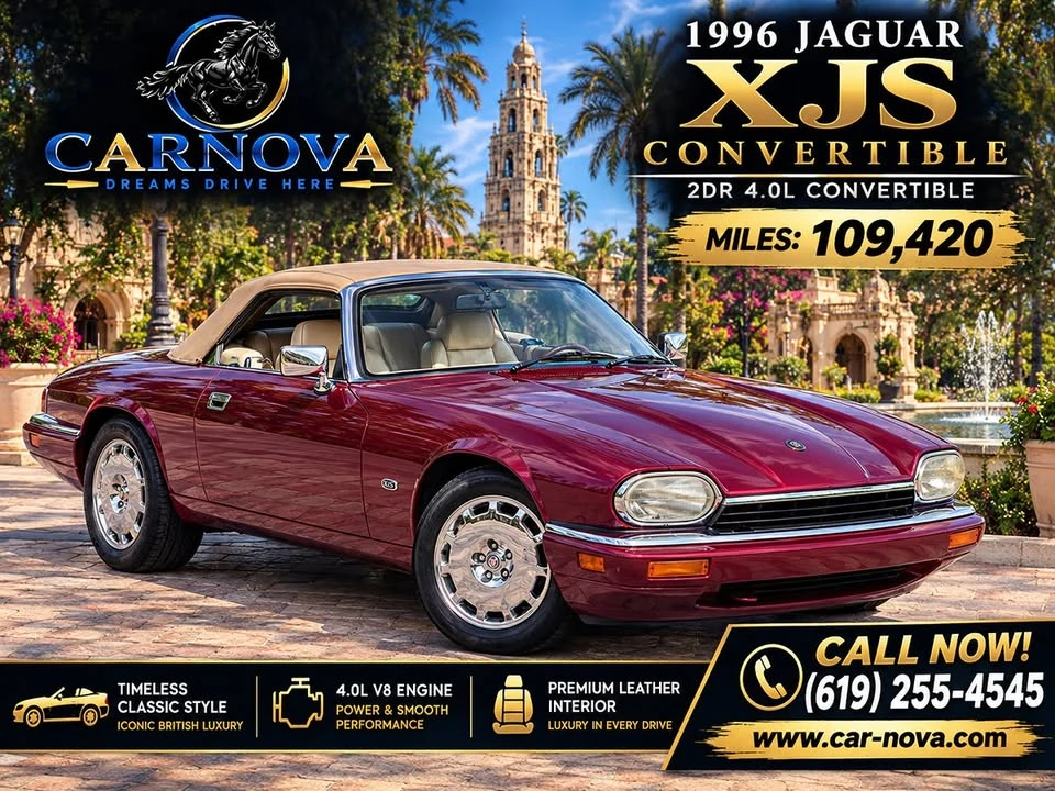 1996 Jaguar XJS Convertible - Image 2 of 20