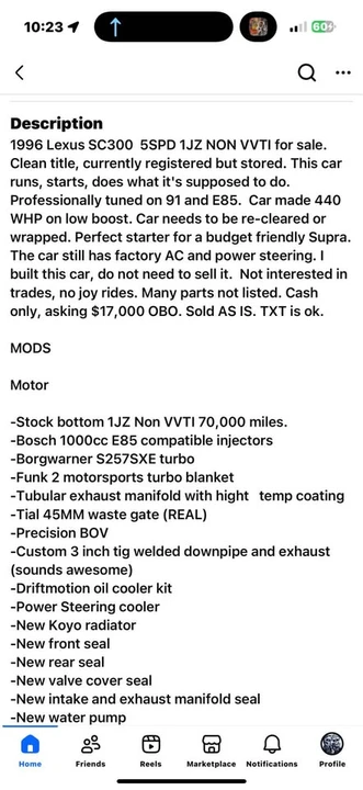 1996 Lexus SC400 - Image 6 of 8
