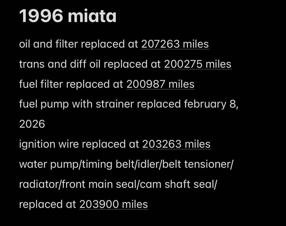 1996 Mazda NA MX-5 Miata - Image 5 of 5