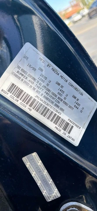 1996 Mazda NA MX-5 Miata - Image 13 of 13