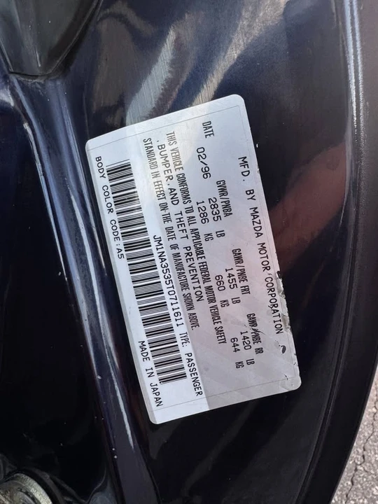 1996 Mazda NA MX-5 Miata - Image 20 of 20