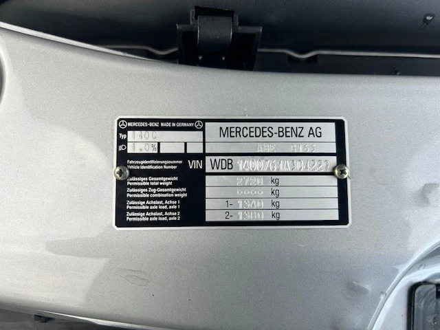 1996 Mercedes-Benz C140 CL-Class - Image 15 of 17