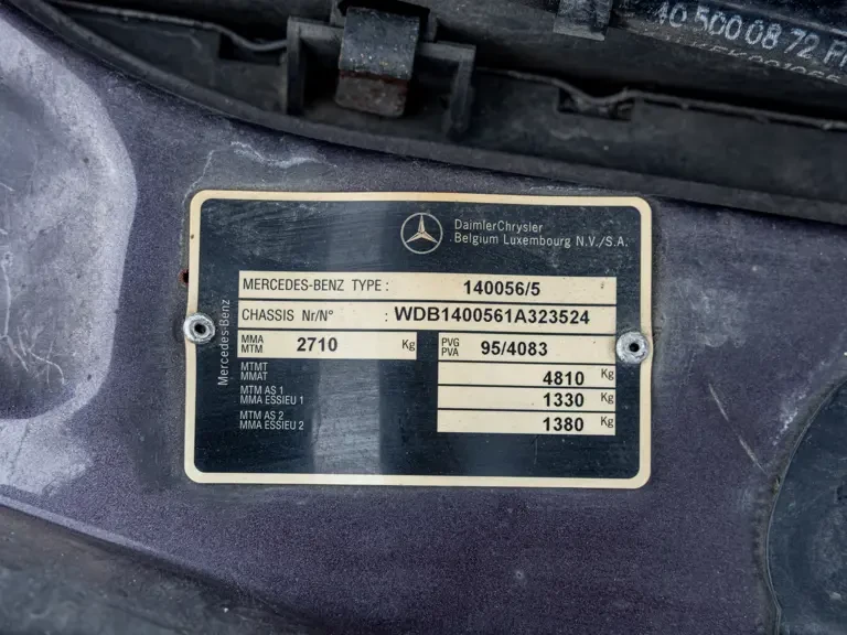 1996 Mercedes-Benz W140 S-Class - Image 27 of 28