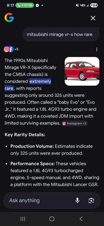 1996 Mitsubishi Lancer Evolution IV 6th Gen - Image 8 of 8