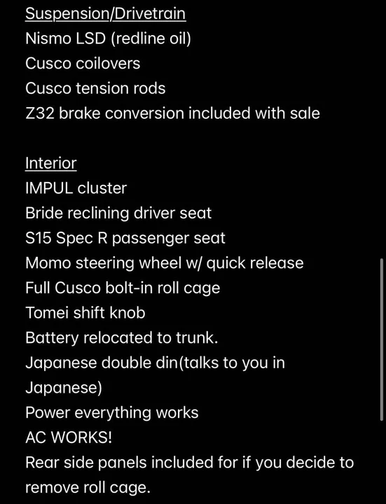 1996 Nissan S14 Silvia - Image 9 of 10