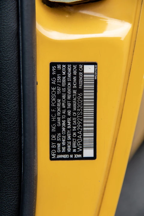 1996 Porsche 993 Carrera - Image 31 of 31