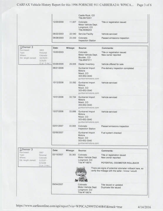 1996 Porsche 993 Carrera - Image 16 of 18