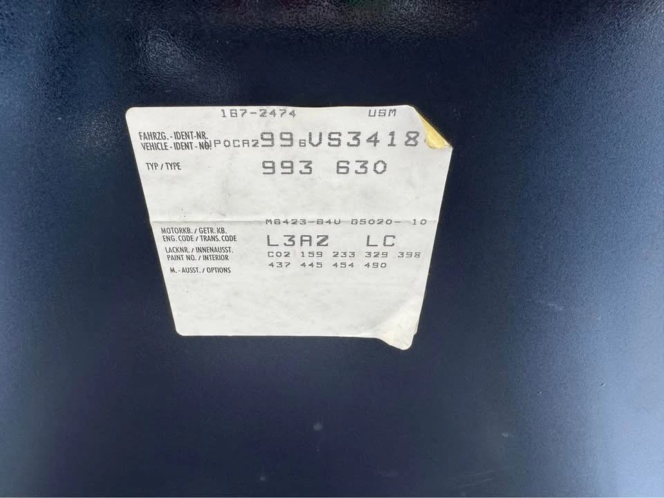1996 Porsche 993 Carrera - Image 18 of 20