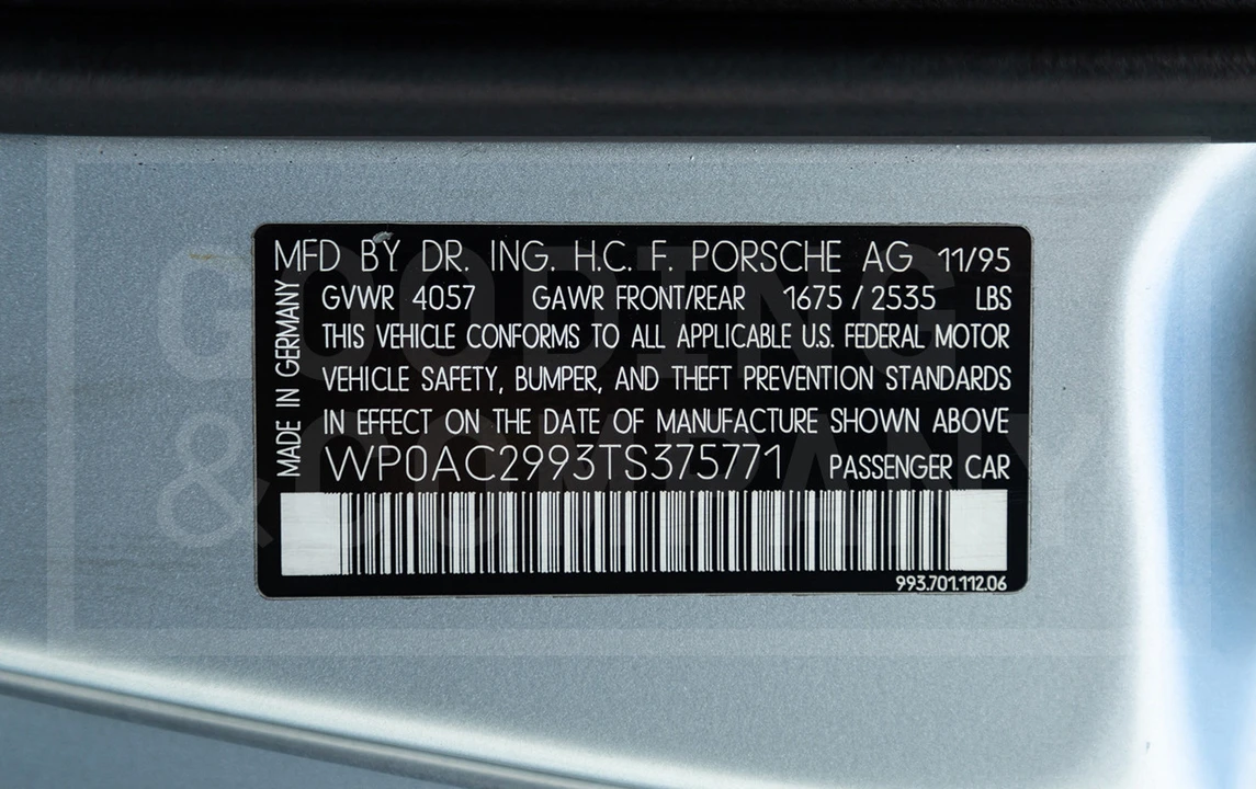 1996 Porsche 993 Turbo - Image 18 of 18