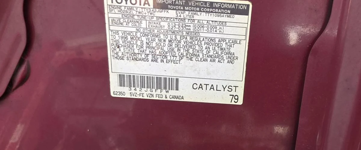 1996 Toyota 4Runner 3rd Gen - Image 19 of 24