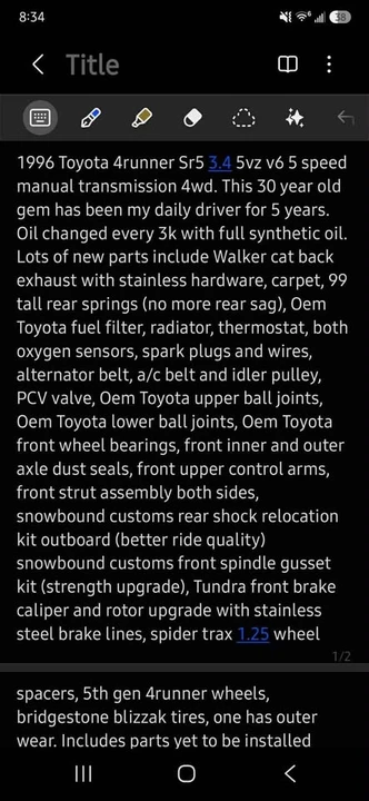 1996 Toyota 4Runner 3rd Gen - Image 13 of 14