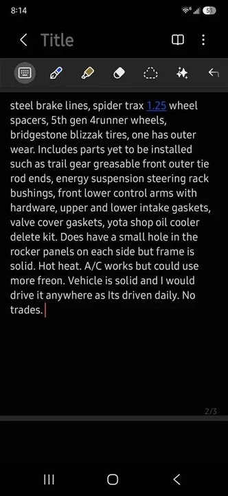 1996 Toyota 4Runner 3rd Gen - Image 14 of 14