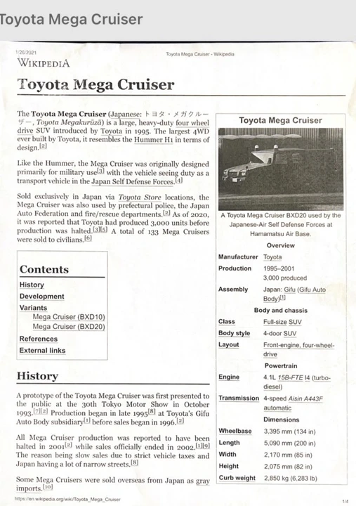 1996 Toyota Mega Cruiser - Image 4 of 4