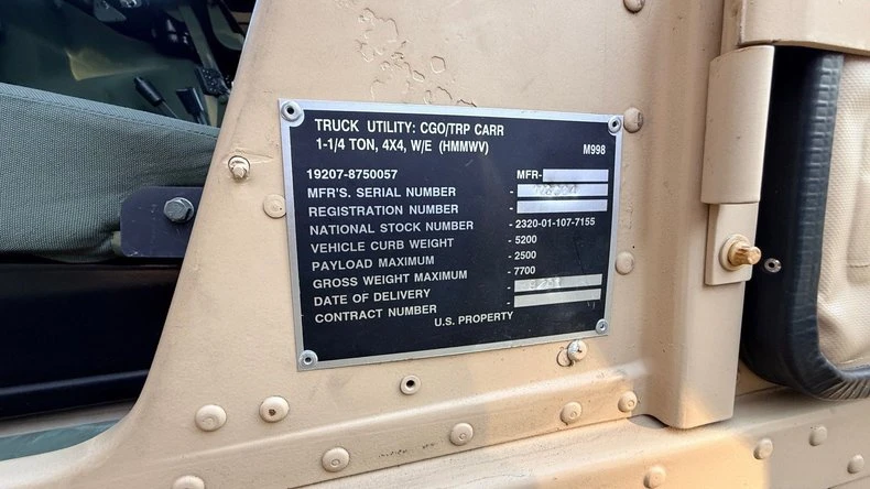 1997 AM General Hummer - Image 21 of 21