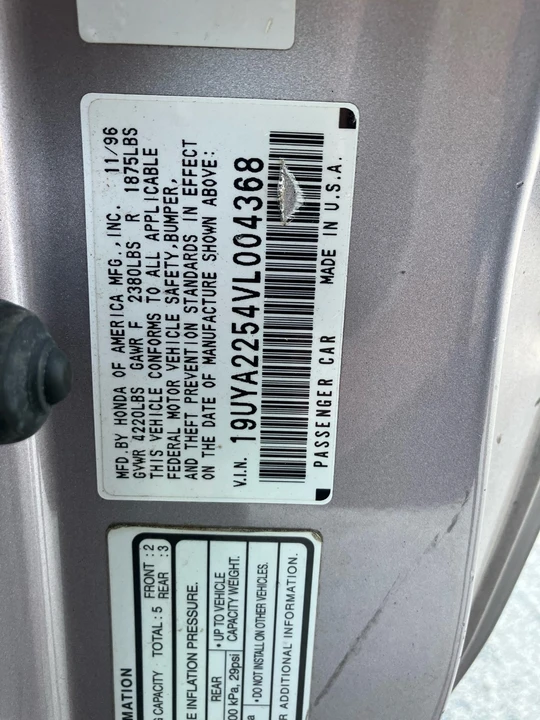 1997 Acura CL 1st Gen - Image 22 of 22