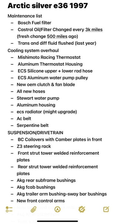 1997 BMW E36 3 Series - Image 15 of 16
