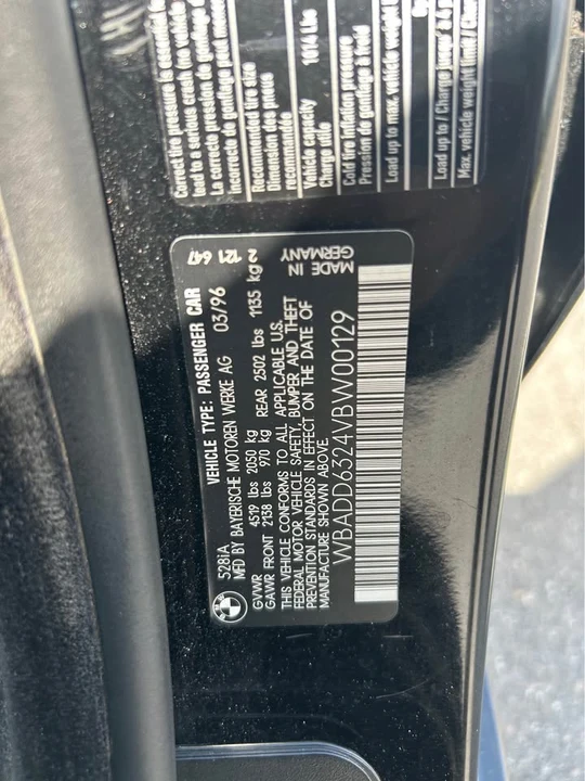 1997 BMW E39 5 Series - Image 7 of 14
