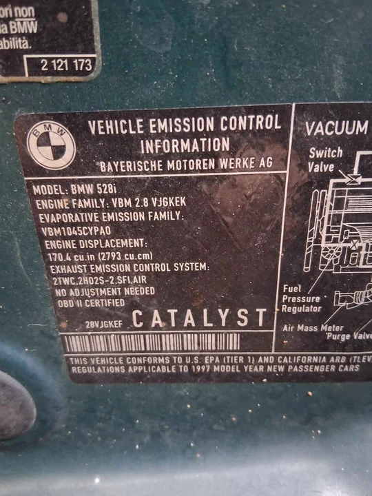1997 BMW E34 5 Series - Image 10 of 10