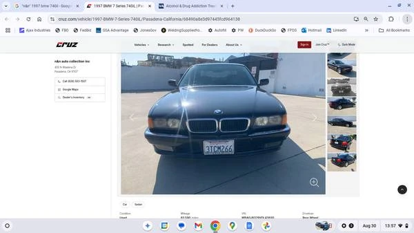 1997 BMW E38 7 Series - Image 3 of 8