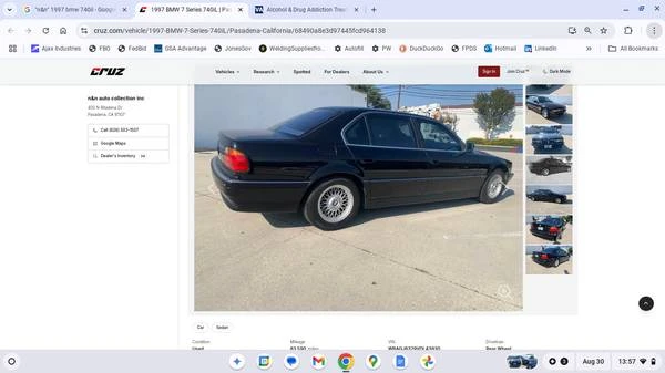 1997 BMW E38 7 Series - Image 4 of 8
