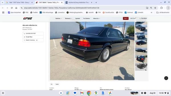 1997 BMW E38 7 Series - Image 7 of 8