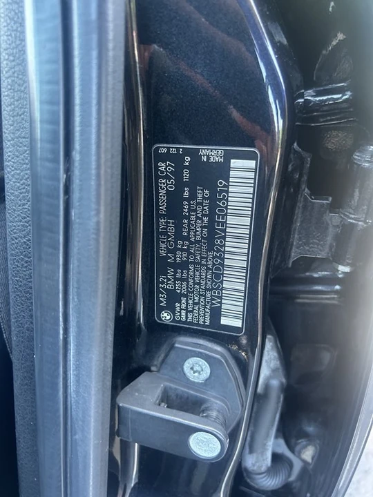 1997 BMW E36 M3 - Image 18 of 20