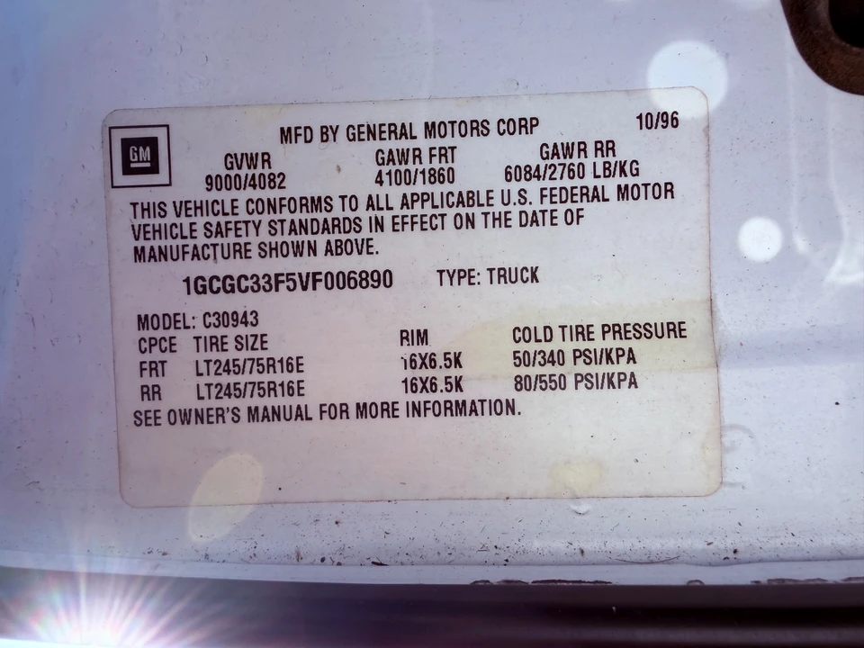1997 Chevrolet C/K 4th Gen - Image 16 of 27
