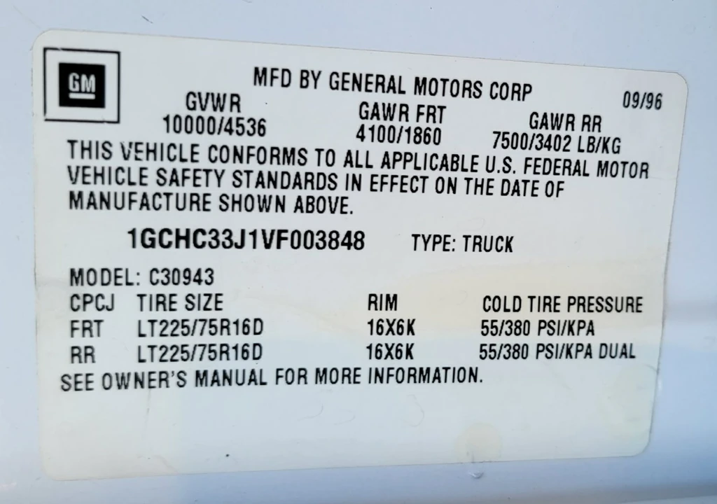 1997 Chevrolet C/K 4th Gen - Image 20 of 21
